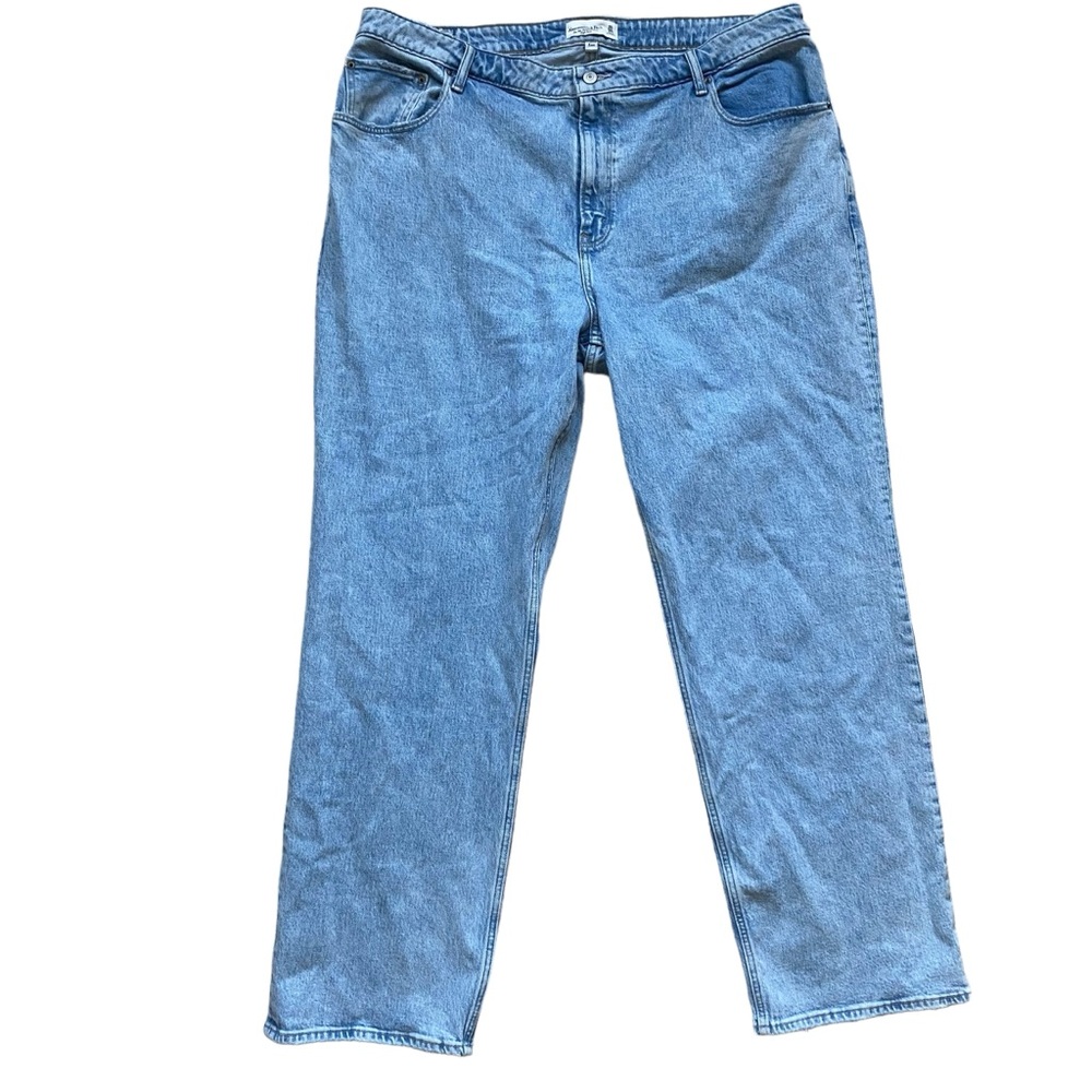 Abercrombie & Fitch Blue Straight Leg Jeans